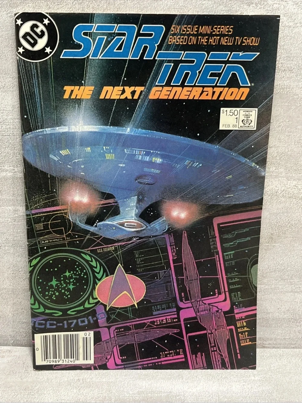Star Trek: The Next Generation #1 DC Comics 1988 Comic Book